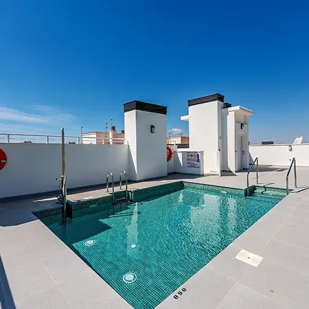 La Malagueta Pool & Parking Apartment *